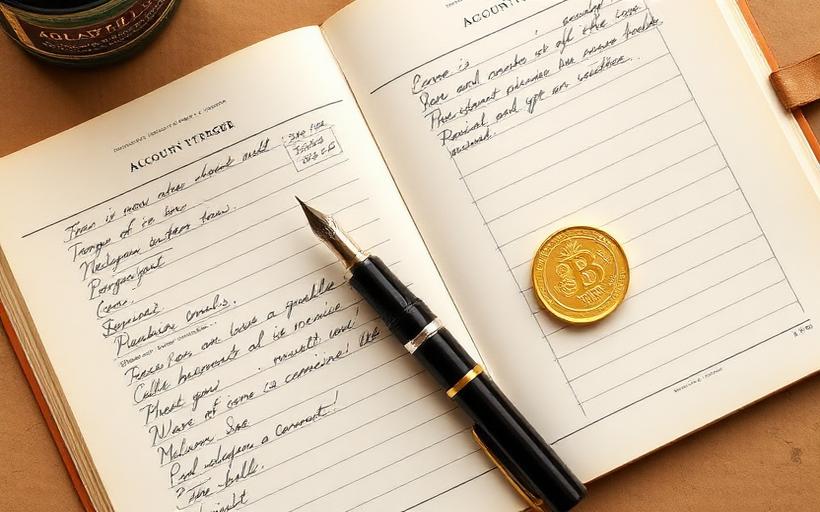 Ledger and vault documentation representing custody records